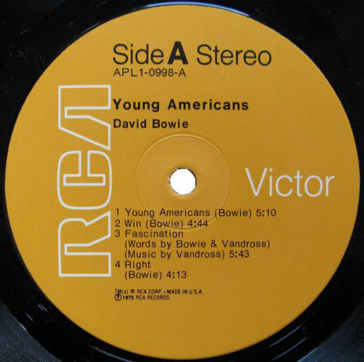 David Bowie : Young Americans (LP, Album)