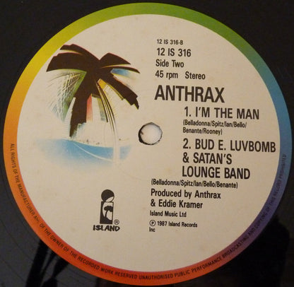 Anthrax : I Am The Law (12")