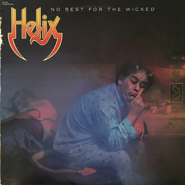 Helix (3) : No Rest For The Wicked (LP, Album, RE)