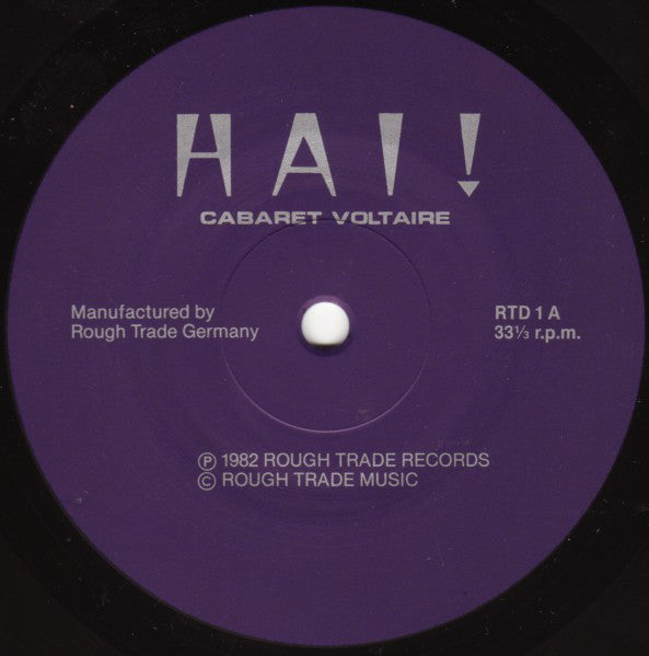 Cabaret Voltaire : Hai! (LP, Album)