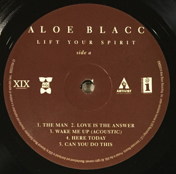 Aloe Blacc : Lift Your Spirit (LP, Album)