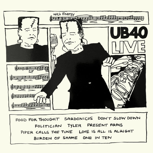 UB40 : Live (LP, Album, Yel)