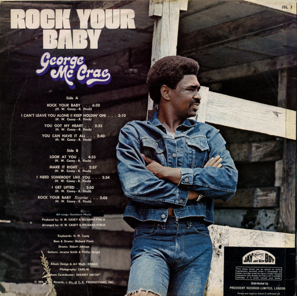 George McCrae : Rock Your Baby (LP, Album)