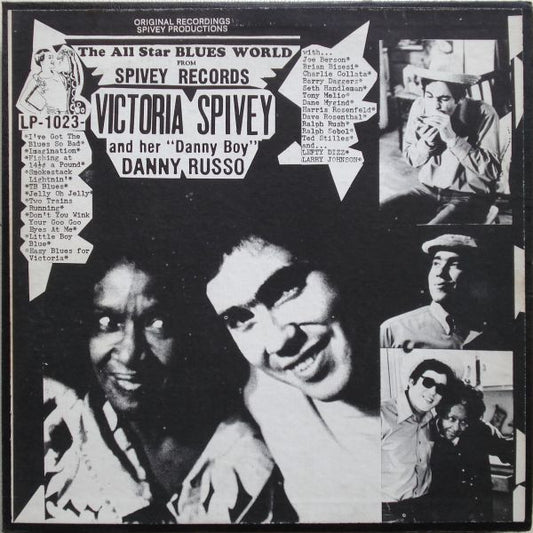 Victoria Spivey And Her Danny Russo :  Victoria Spivey And Her "Danny Boy", Danny Russo   (LP, Comp, Mono)