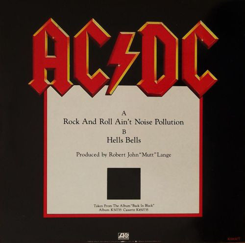 AC/DC : Rock And Roll Ain't Noise Pollution (12")