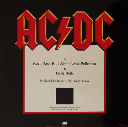 AC/DC : Rock And Roll Ain't Noise Pollution (12")