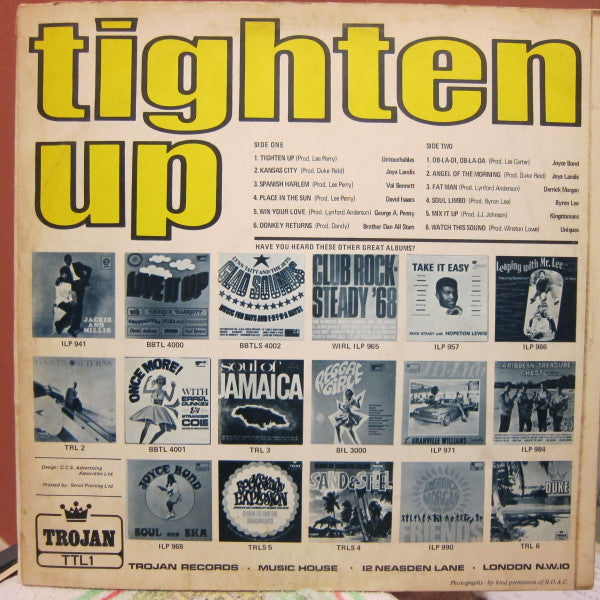 Various : Tighten Up (LP, Comp, Mono, dif)