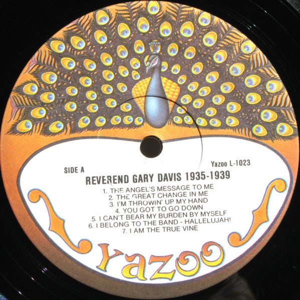 Rev. Gary Davis : 1935-1949 (LP, Comp, RE)