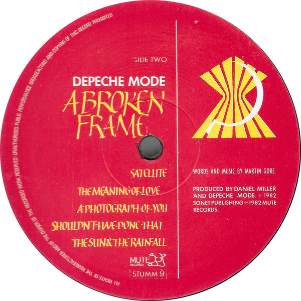 Depeche Mode : A Broken Frame (LP, Album)