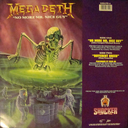 Megadeth : No More Mr. Nice Guy (12", Shape, Single, Pic)