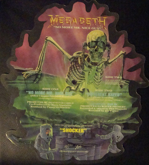 Megadeth : No More Mr. Nice Guy (12", Shape, Single, Pic)