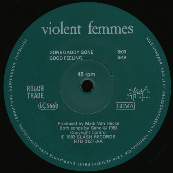 Violent Femmes : Ugly / Gimme The Car (12", Single, Die)