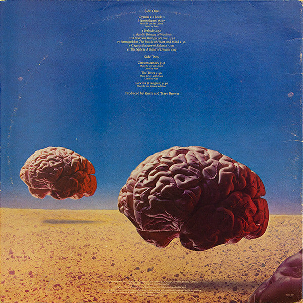 Rush : Hemispheres (LP, Album, Ric)