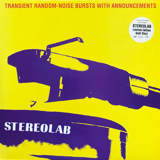 Stereolab : Transient Random-Noise Bursts With Announcements (2xLP, Album, Ltd, Num, Gol)