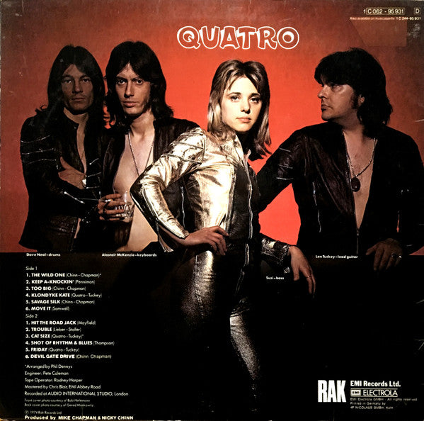 Suzi Quatro : Quatro (LP, Album)