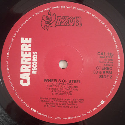 Saxon : Wheels Of Steel (LP, Album)