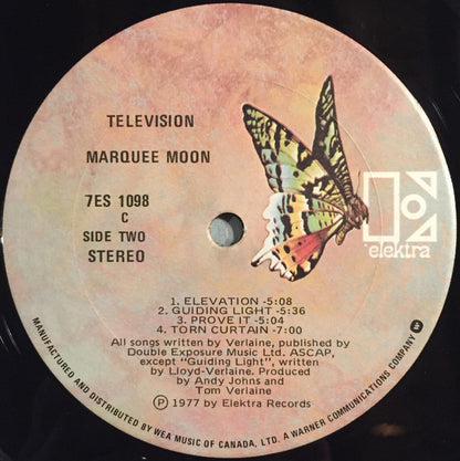 Television : Marquee Moon (LP, Album)