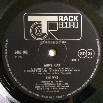 The Who : Who's Next (LP, Album)