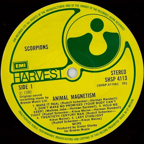 Scorpions : Animal Magnetism (LP, Album)