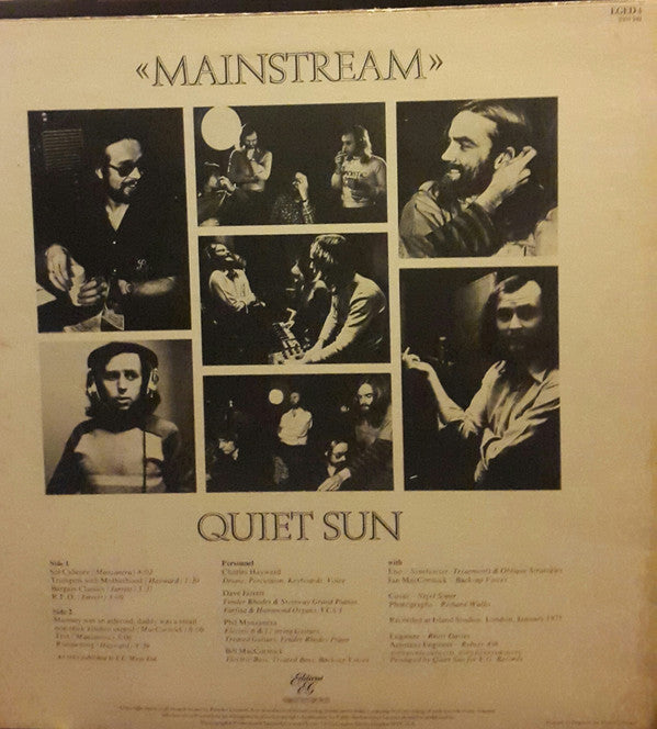 Quiet Sun : Mainstream (LP, Album, RE)