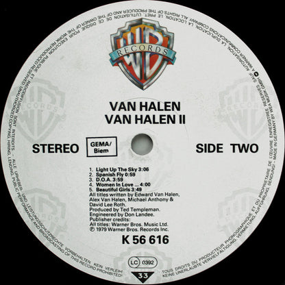 Van Halen : Van Halen II (LP, Album, RP)