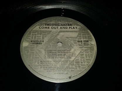 Twisted Sister : Come Out And Play (LP, Album, Ltd, S/Edition, Pop)