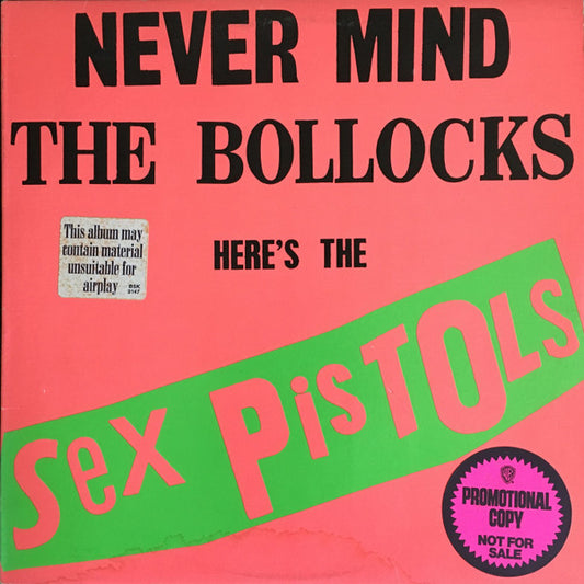 Sex Pistols : Never Mind The Bollocks Here's The Sex Pistols (LP, Album, M/Print, LW)