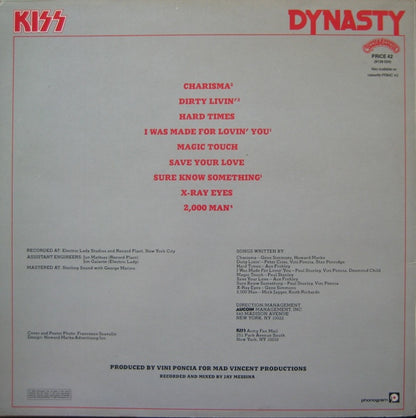 Kiss : Dynasty (LP, Album, RE)