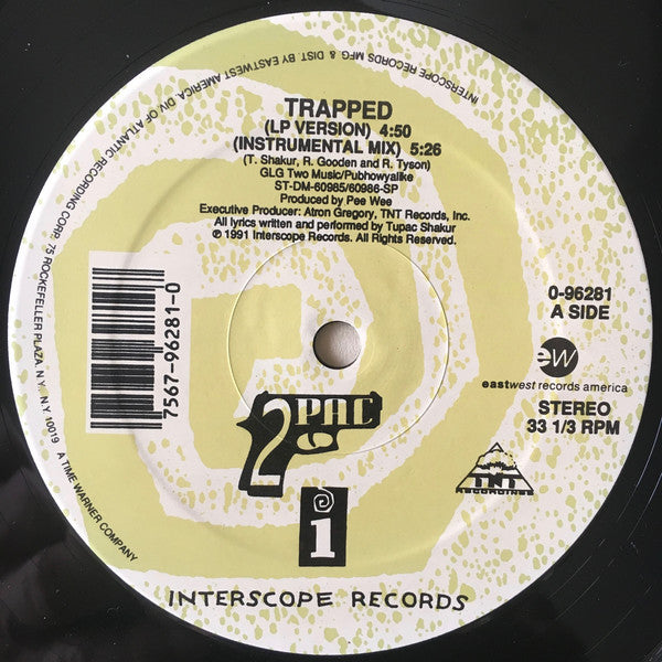 2Pac : Trapped (12", Single)