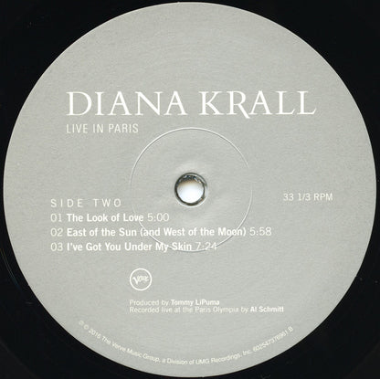 Diana Krall : Live In Paris (2xLP, Album, RE, 180)