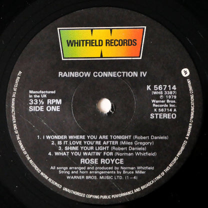 Rose Royce : Rainbow Connection IV (LP, Album)