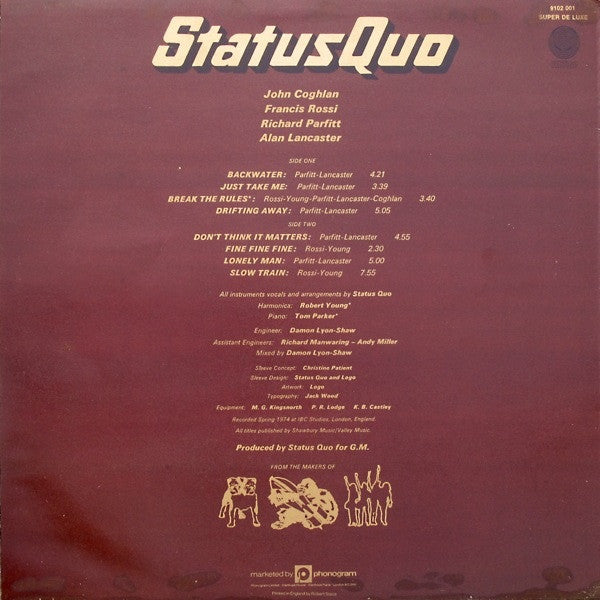 Status Quo : Quo (LP, Album)