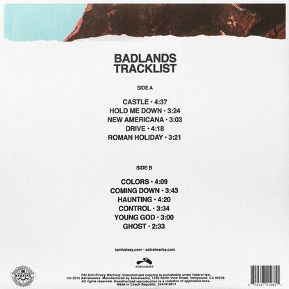 Halsey : Badlands (LP, Album, Pin)