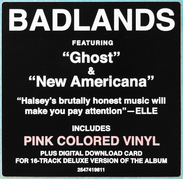 Halsey : Badlands (LP, Album, Pin)