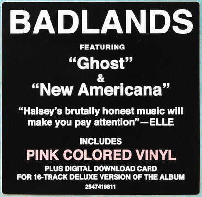 Halsey : Badlands (LP, Album, Pin)