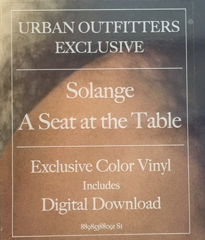 Solange (2) : A Seat At The Table (2xLP, Album, Pur)