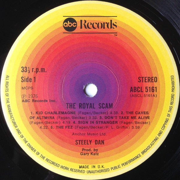 Steely Dan : The Royal Scam (LP, Album, RP)