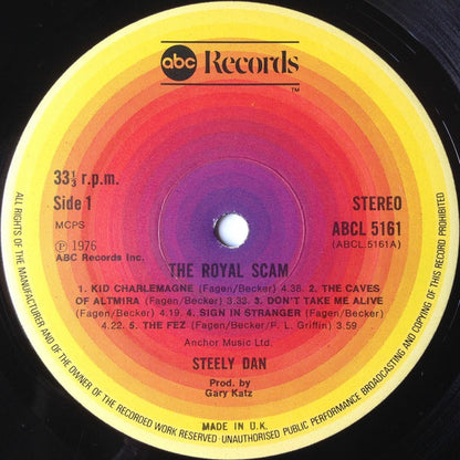 Steely Dan : The Royal Scam (LP, Album, RP)