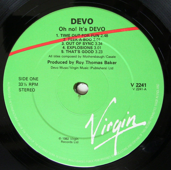 Devo : Oh, No! It's Devo (LP, Album)